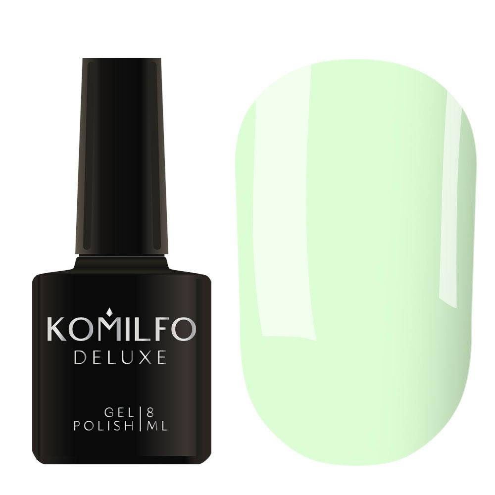 

Гель-лак Komilfo Deluxe Series №D192 (светлый пастельно-зеленый, эмаль), 8 мл