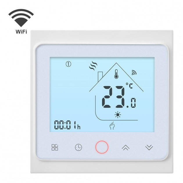 

Wi-Fi терморегулятор Ecoset AC603H сенсорный программируемый для теплого пола