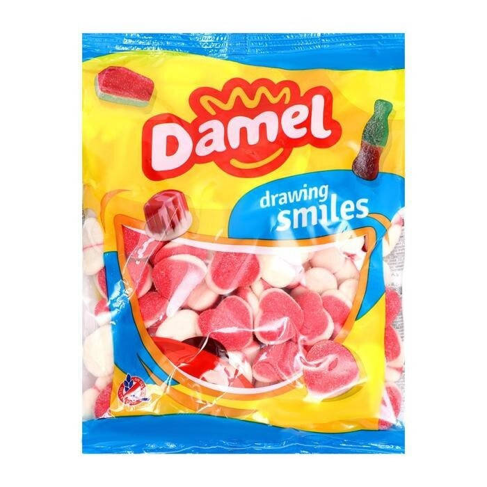 

Желейные Конфеты Сердца Damel Hearts Drawing Smiles без глютена 1 кг Испания