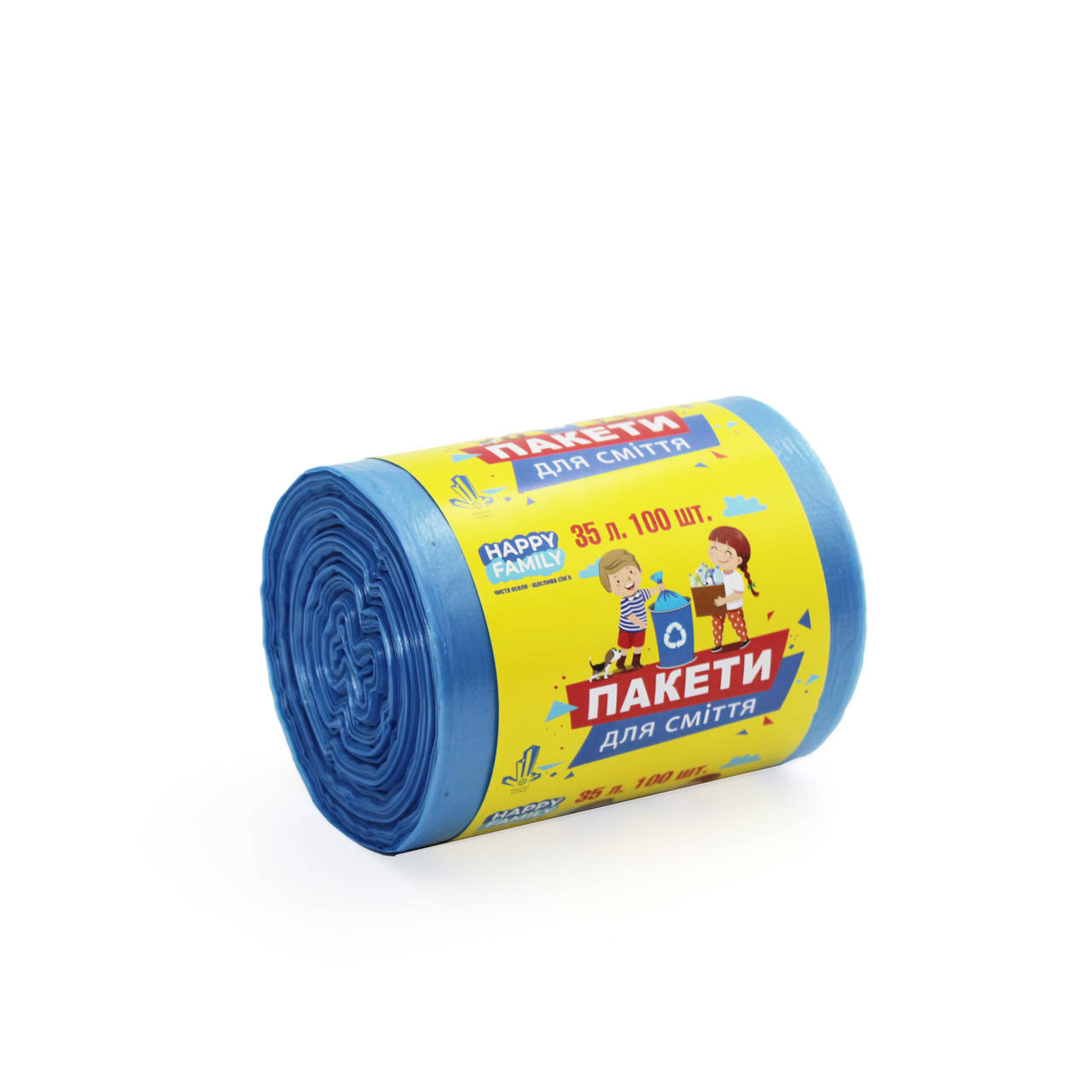 

Пакеты для мусора "Happy Family" 35л 100шт