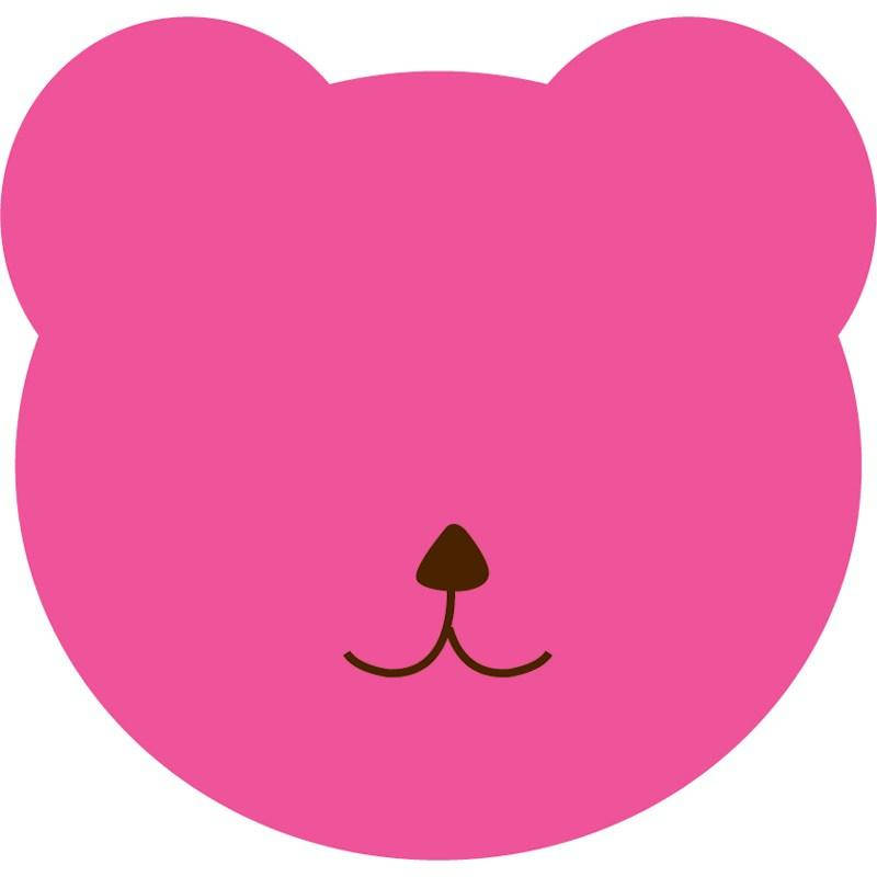 

Блок бумаги с липким слоем Axent Bear 70*70*50 л неон