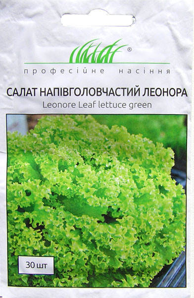 

Салат Леонора зелений Лолла Біонда (30шт)