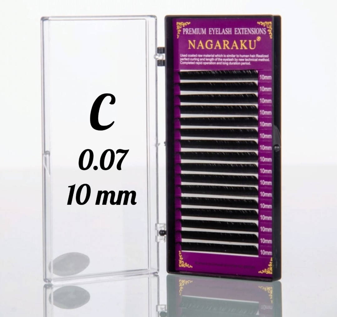 

Ресницы Nagaraku 0.07С - 10 мм