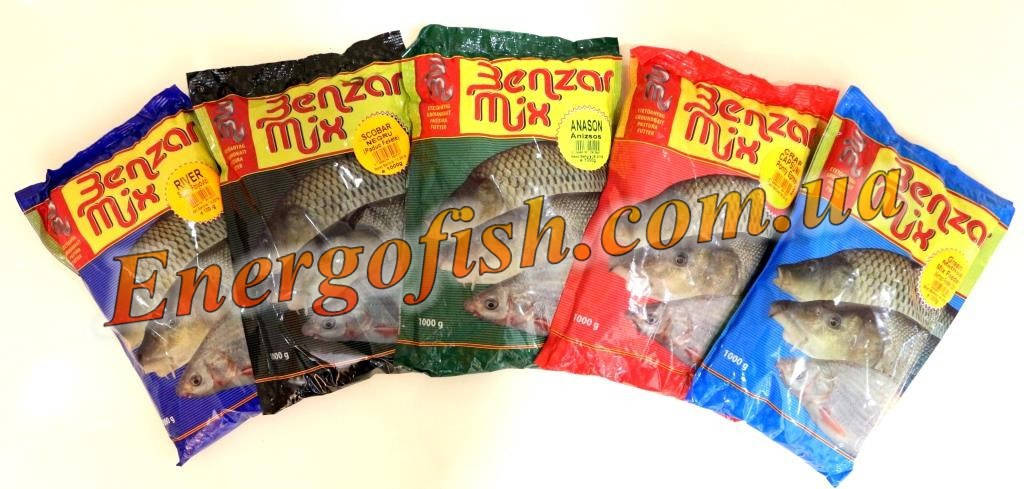 

Прикормка Benzar Mix Feeder Series 1кг Forte Strawberry Клубника