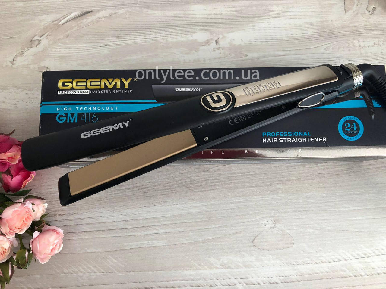 

Щипцы утюжок для выпрямления волос Geemy GM-416 выпрямитель волос