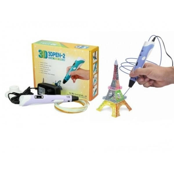 

3D Ручка PEN-2 PLA с LCD-дисплеем + пластик