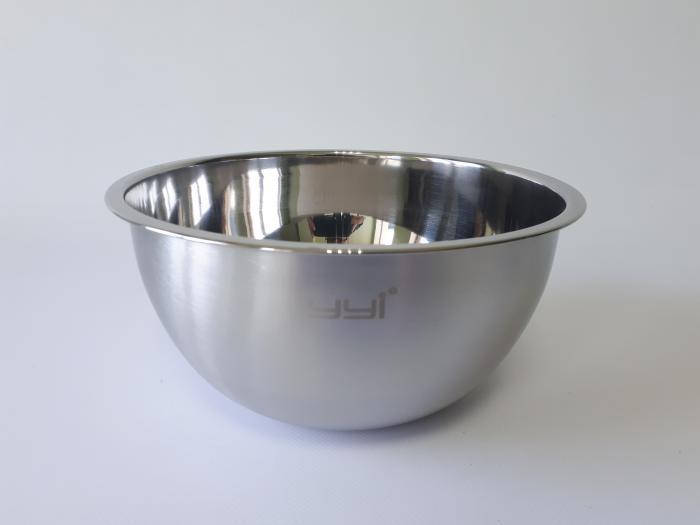 

Миска нержавеющая глубокая матовая d 21,6 cm, h 10,5 cm. (2.3 л.)