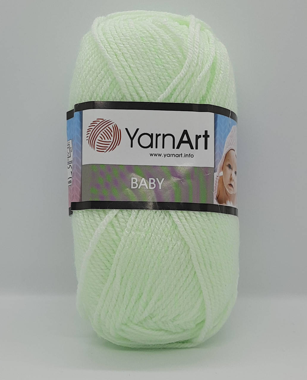 

Пряжа Демисезоная акриловая БебиYarnArt Baby Ярнарт 100% акрил, Турция 9779- водопад