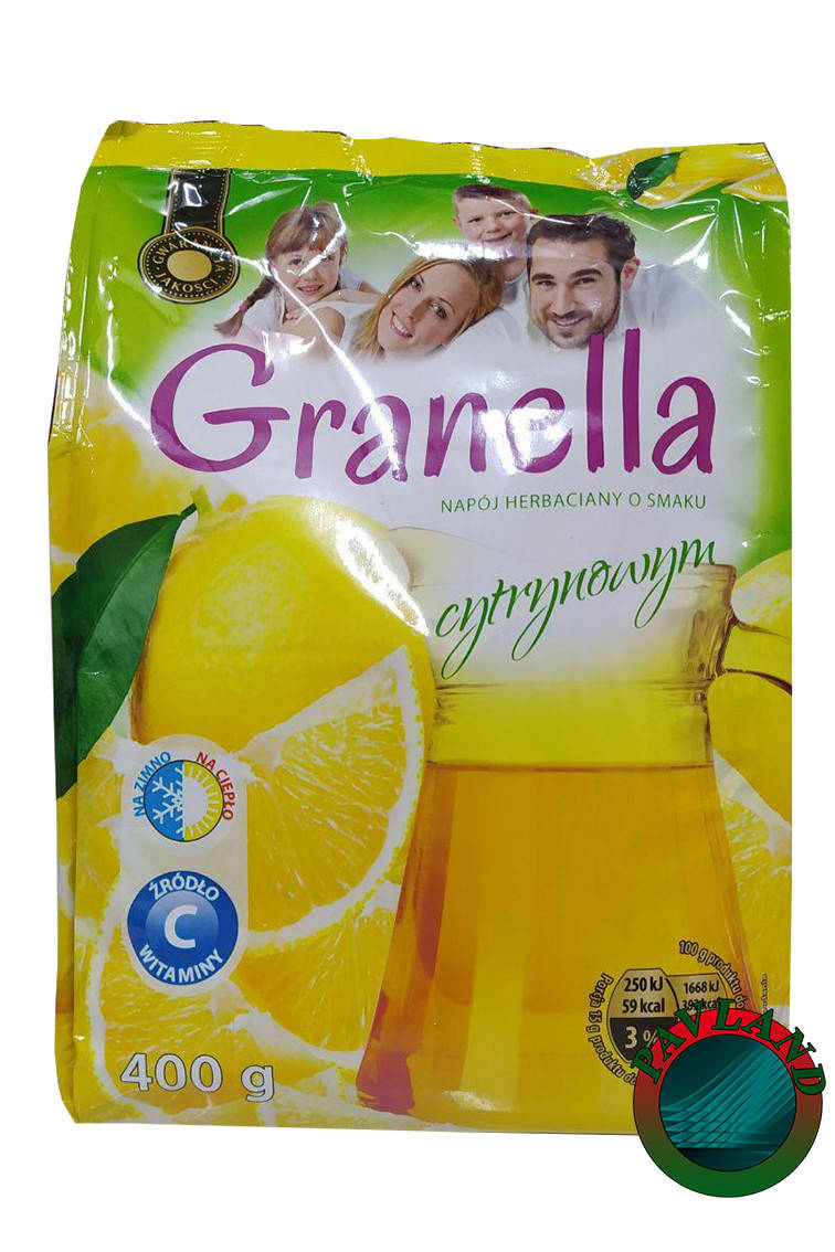 

Гранулированный чай с ароматом лимона Granella 400 гр. (Польша)