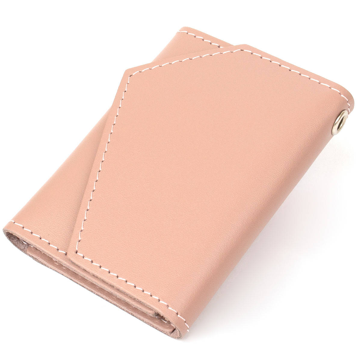 

Ключница из натуральной кожи на 6 ключей GRANDE PELLE 11393 Розовый