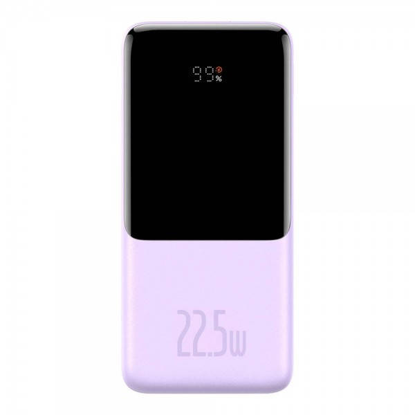 

Повербанк 10000 мАч 22.5Вт 2x USB Type-C Lightning фиолетовый Baseus Elf PPJL010005