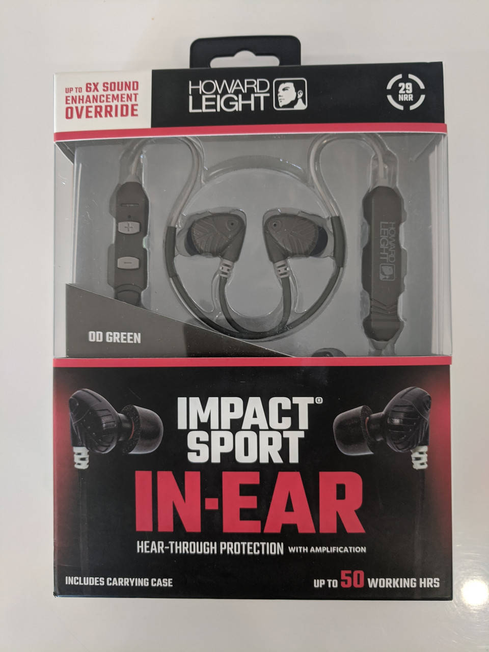 

Активные наушники Howard Impact Sport, IN-EAR под каску