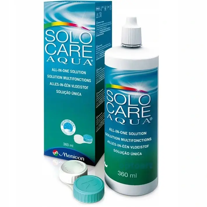 

Раствор для контактных линз SOLO CARE AQUA 360 для Air Optix