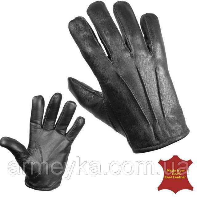 

Перчатки, KEVLAR,PROTECT GLOVES, черный, кожа, оригинал Британия