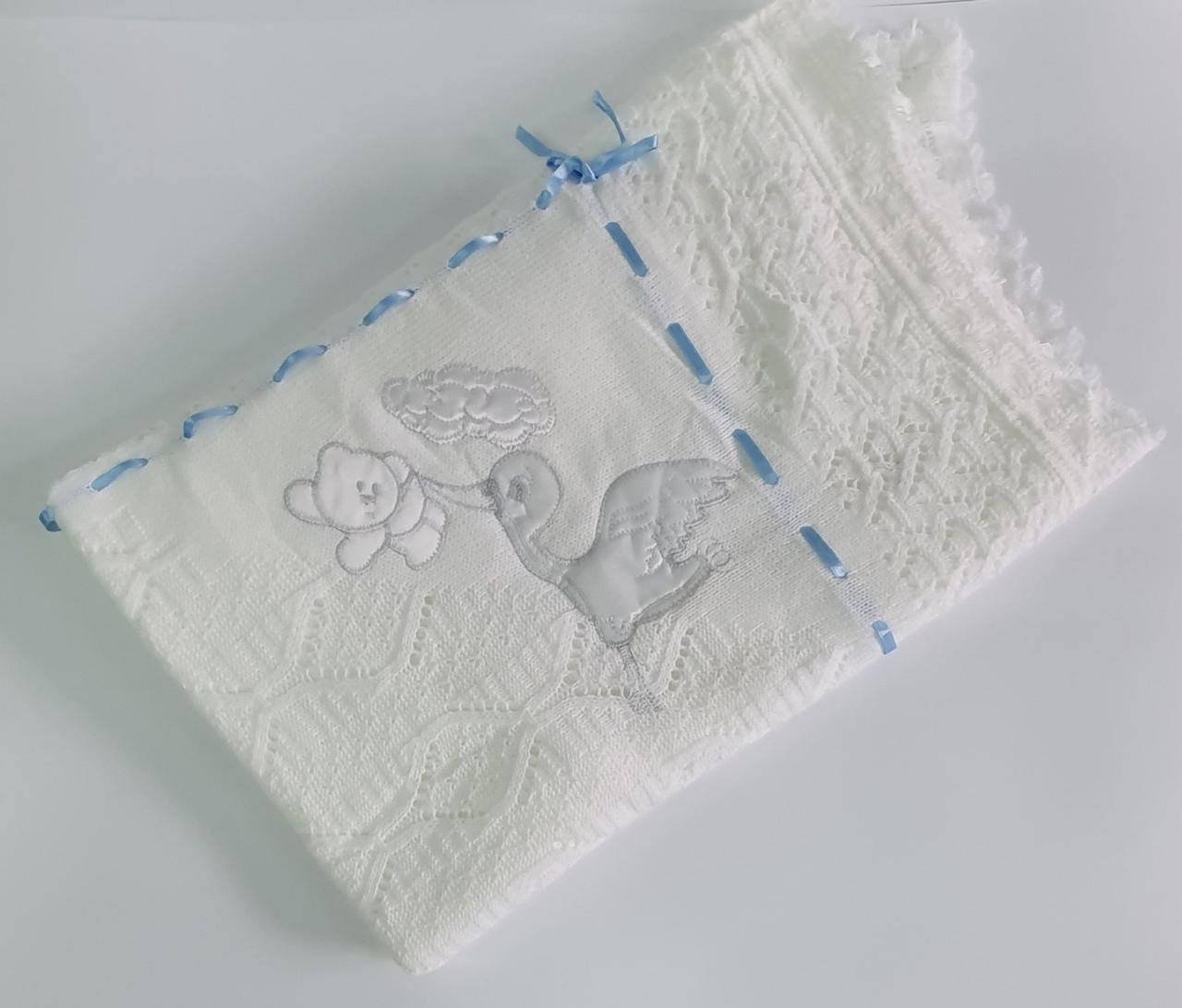 

Крыжма утепленная Бело-голубая, Белый