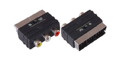 

Переходник Scart - RCA двусторонний