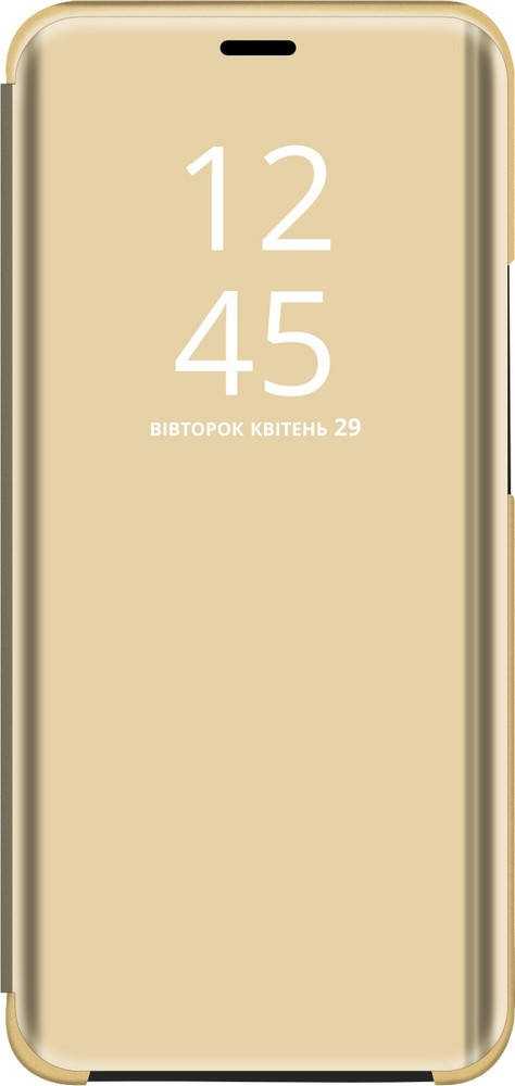 

Зеркальный Чехол Samsung Galaxy A30s A307 Mirror View (Самсунг Галакси А30С), Золотой