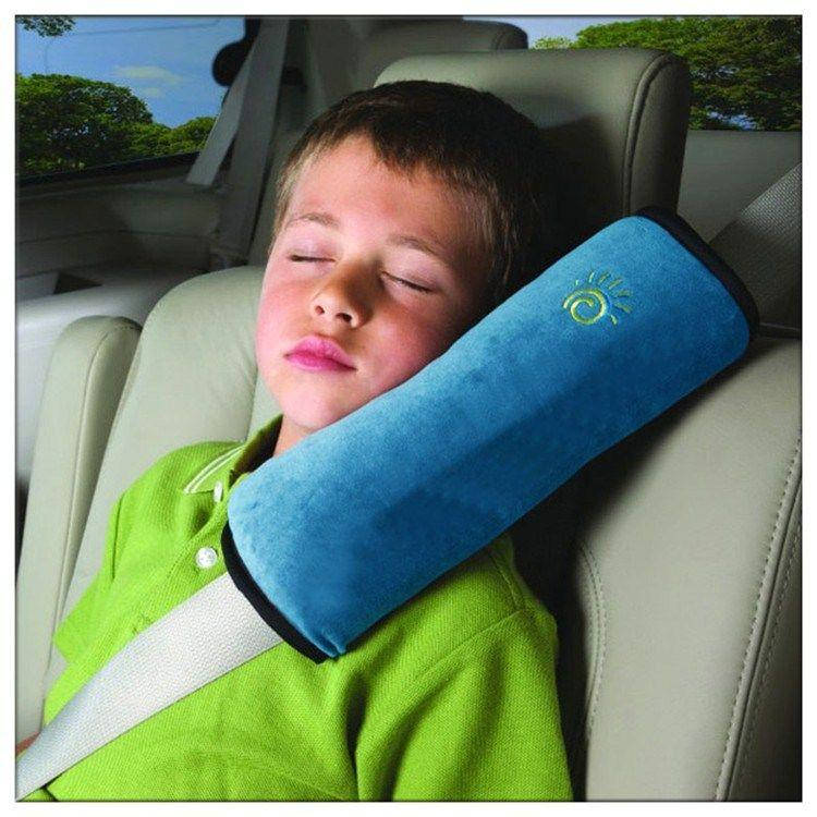 

Детская подушка на ремень безопасности (Kid`s seat belt pillow), Синий