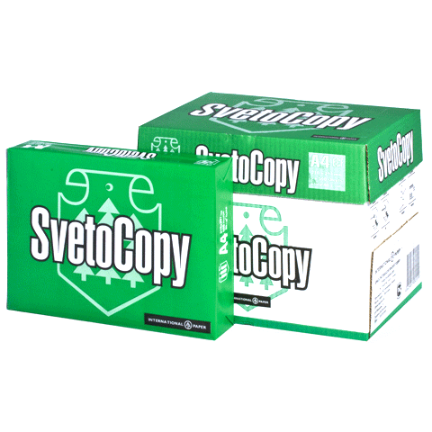 

Бумага офисная SvetoCopy A4 80г/кв.м, 500 листов., Белый