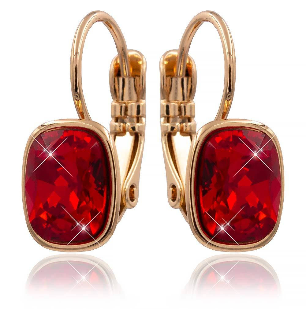 

Серьги Swarovski лимонная позолота (Медицинское золото)