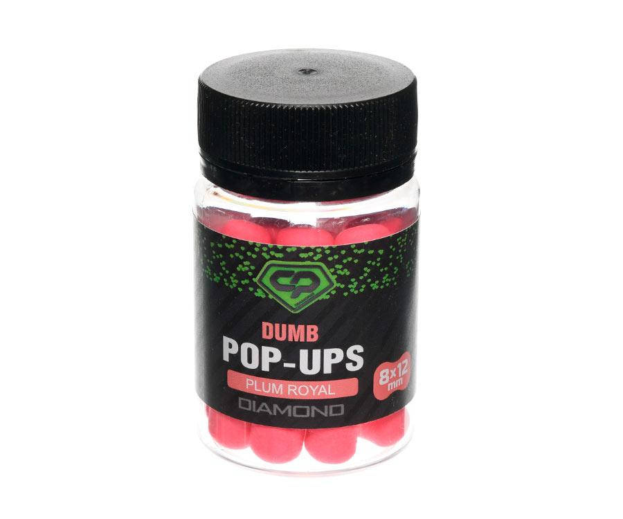 

CARP PRO Diamond Бойл плаваючий DUMB POP-UPS PLUM ROYAL 8-12 мм