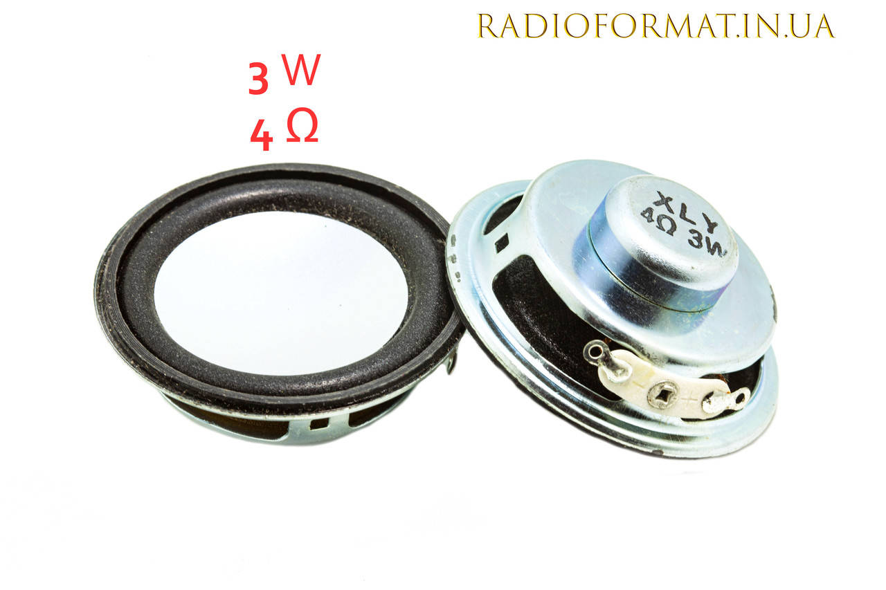 

Динамик 3 Вт, 4 Ом широкополосный круглый
