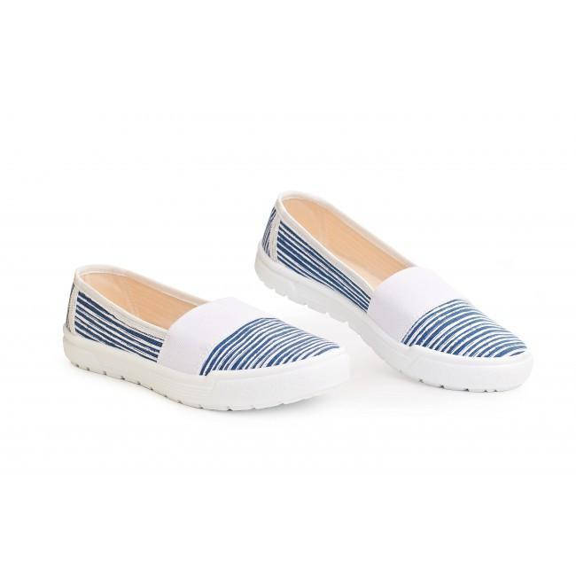 

Женские слипоны , полосатые, 36,37,38,39,40,41 размер, 22-37969, Белый