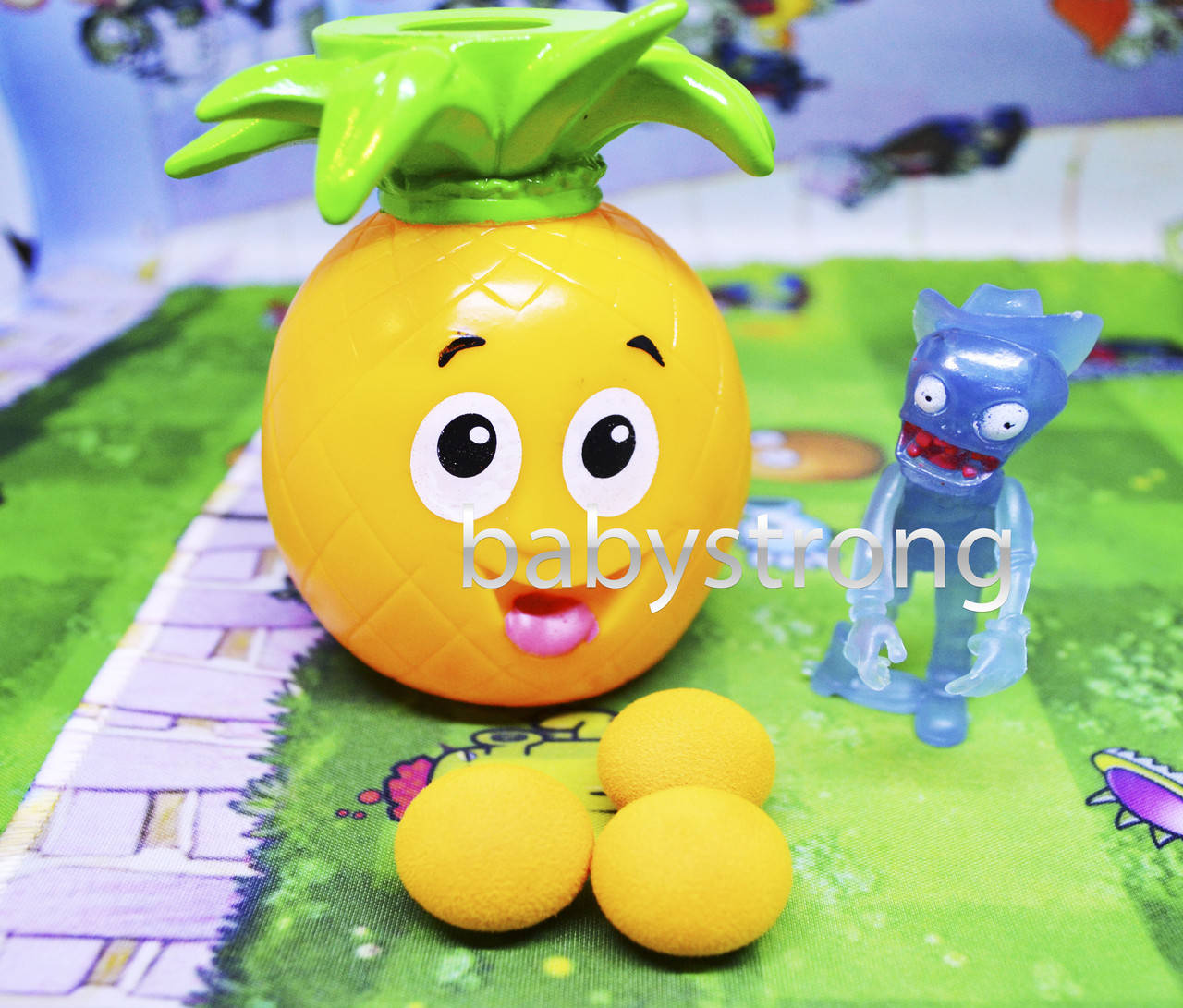 

Растения против зомби | Plants vs Zombies Игровой набор №47 Ананас (Растения стреляют шариками)