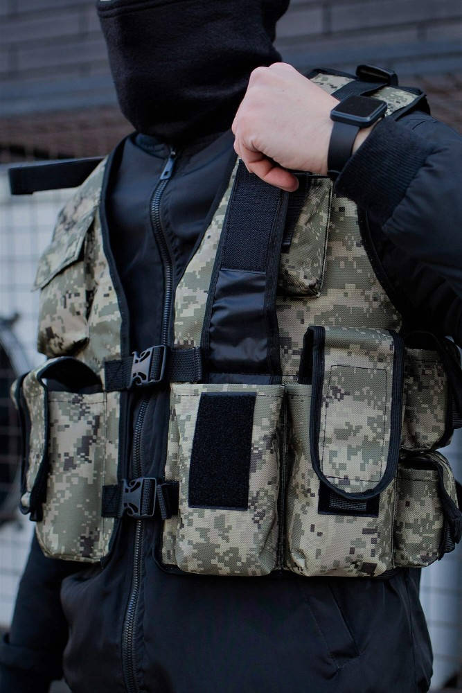 

Военная тактическая разгрузка разгрузочный жилет тактический 10 карманов качественная розгрузка для военных