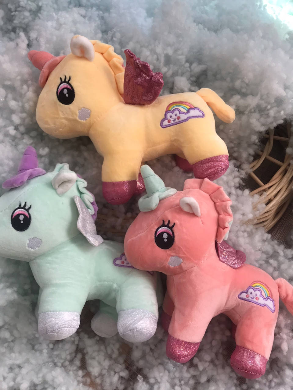 

Мягкая игрушка Пони Единорог Радуга, 25 см, Розовый