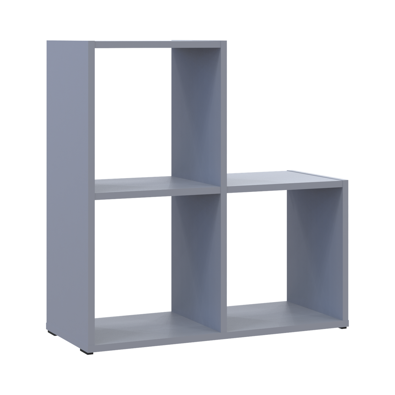 Стелаж Doros Степ 2х2 Сірий відкритий 69х28.8х71.4 (41516177) 6