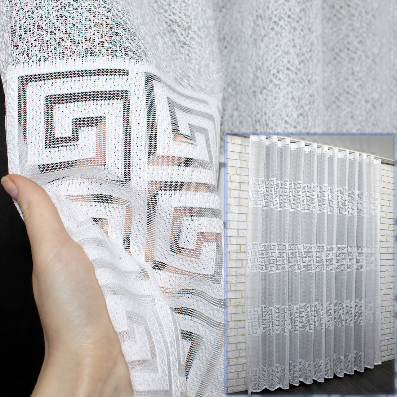 

Тюль жаккард, коллекция "Розалия". Цвет белый. Код 1008т