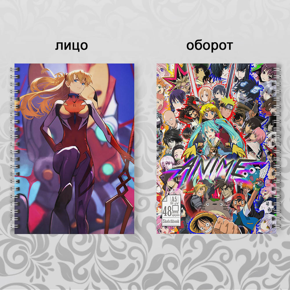 

Скетчбук Аниме Evangelion 006