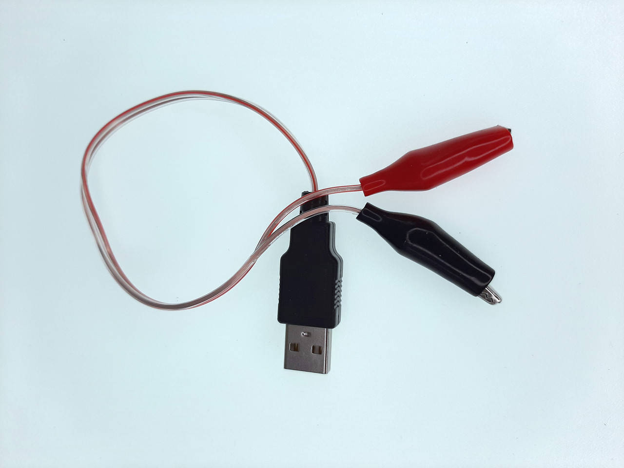 

Переходник USB папа - зажимы крокодилы для USB тестера