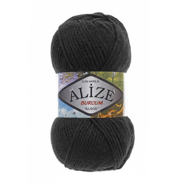 

60 Пряжа Alize Burcum Klasik черный