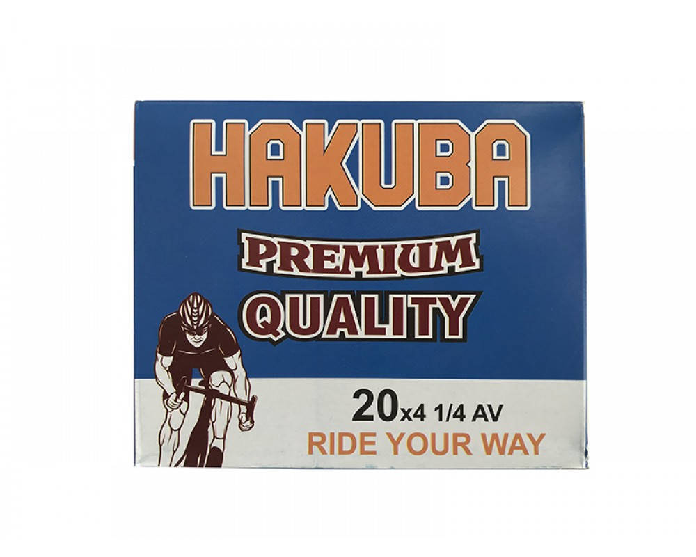 

Велосипедная камера на FatBike 20x4.0 AV "Hakuba"