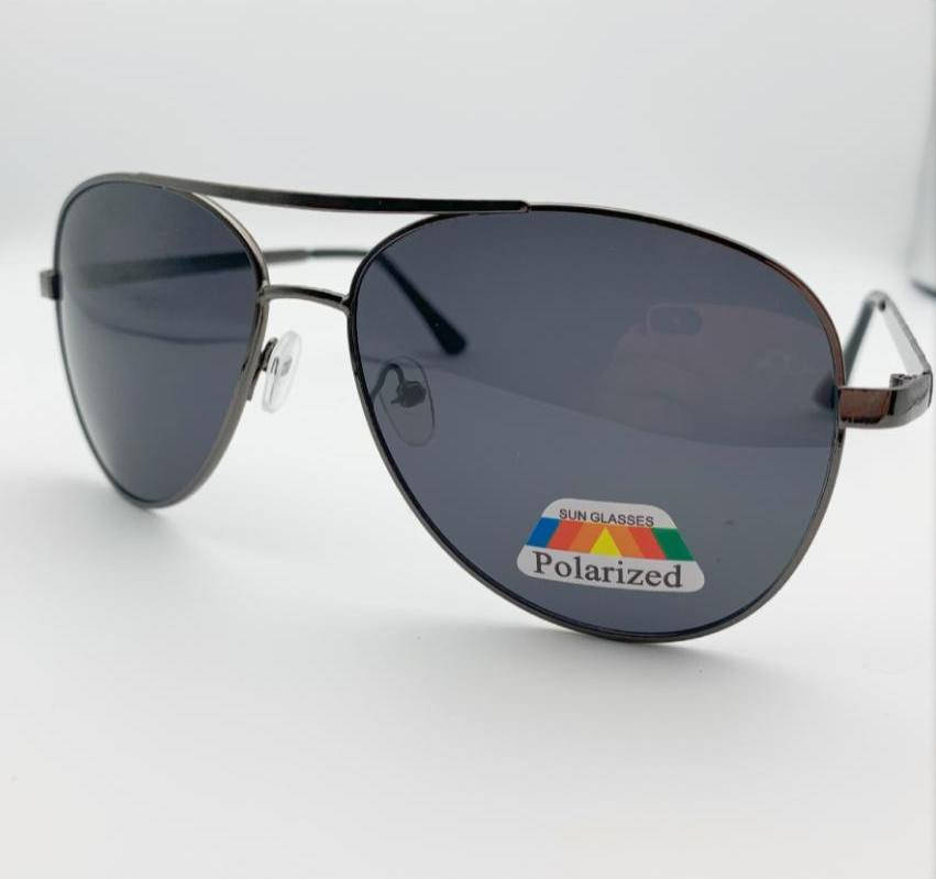 

Поляризационные очки солнцезащитные Aviator Polarizer UV400, Черный