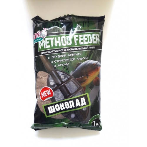 

Прикормка "Ай подсекай" ""METHOD FEEDER" шоколад 1000г