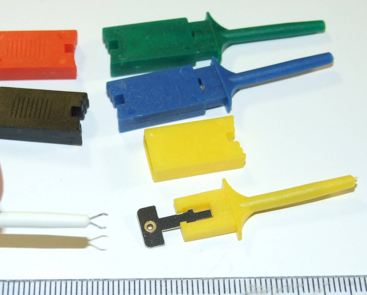 

K008 50 мм Зажим Щуп Тестовые клипсы Одинарный захват зонд Single Test Hook Clip Probe