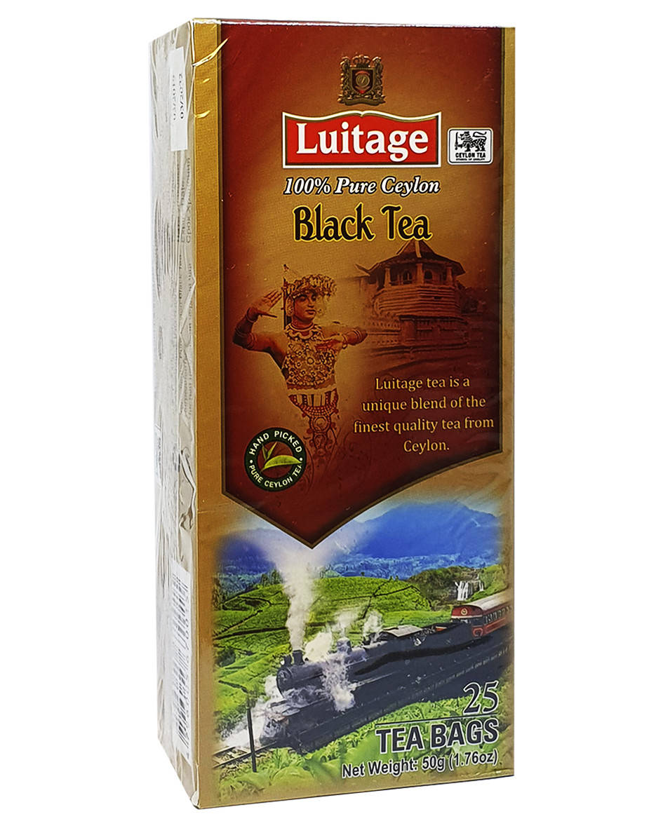

Чай чорний в пакетиках Luitage Black Tea 25 шт х 2 г (53091)