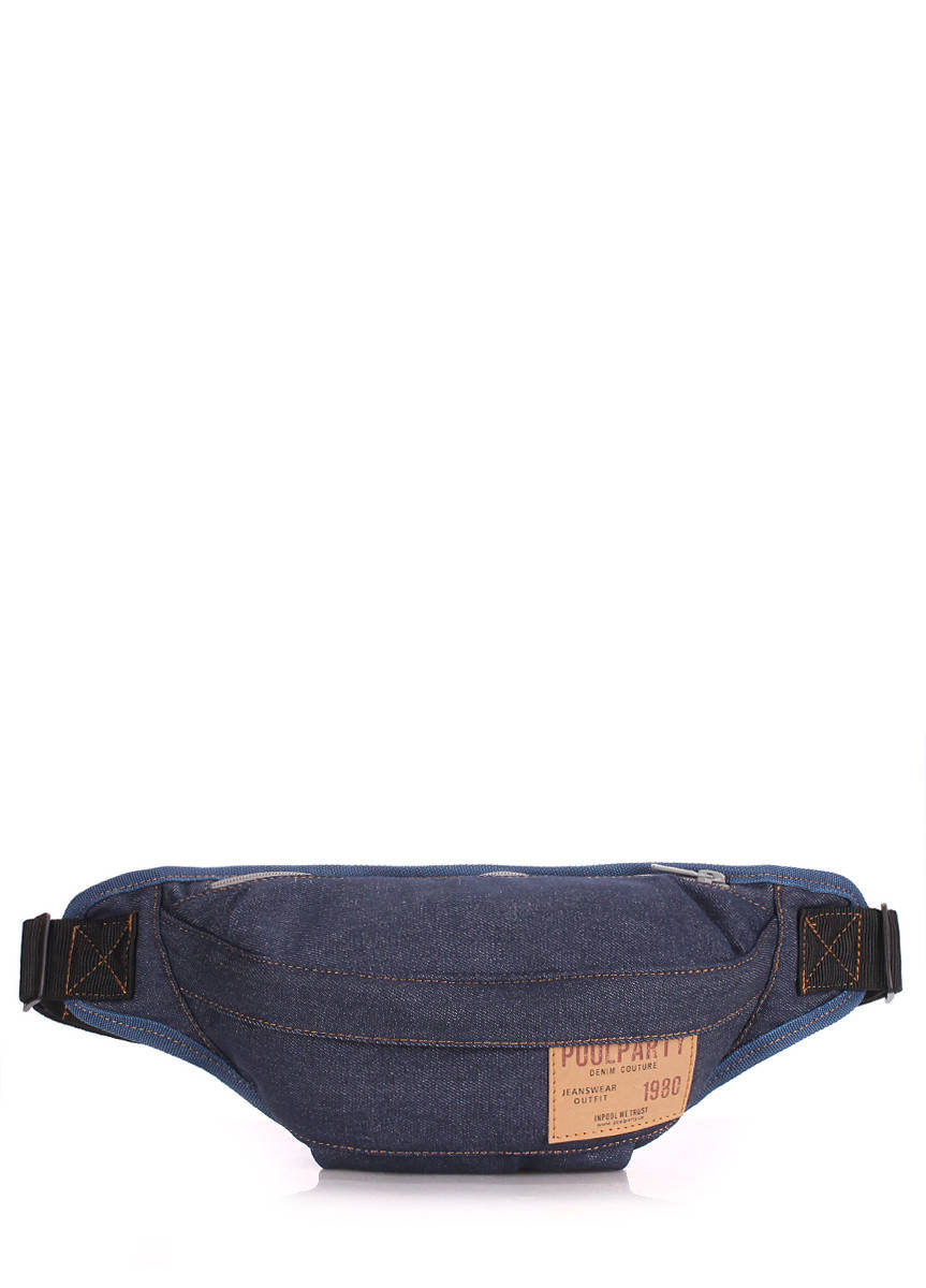 

Сумка на пояс POOLPARTY Bumbag bumbag-jeans, Синий