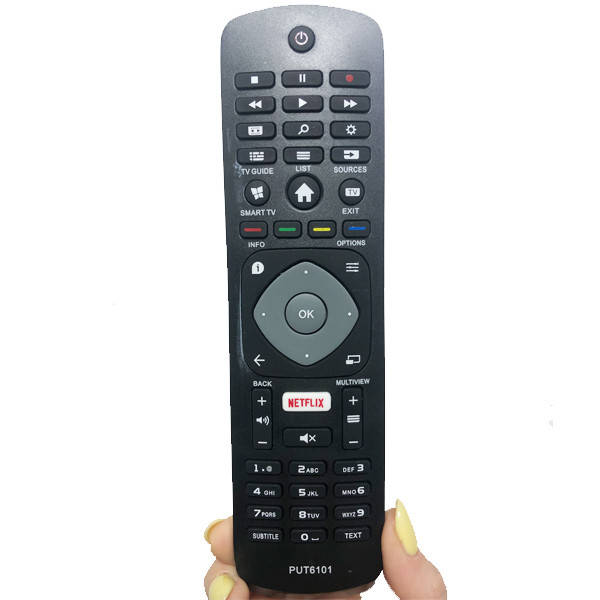 

Пульт для телевизора philips 49put6101/60, Черный