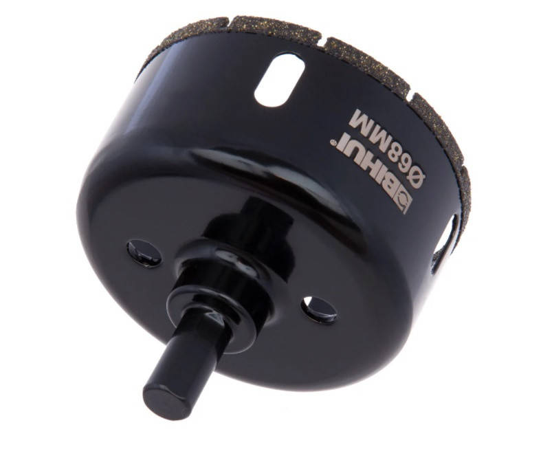 

Гальваническая алмазная коронка BIHUI по керамограниту для мокрого сверления 68 мм