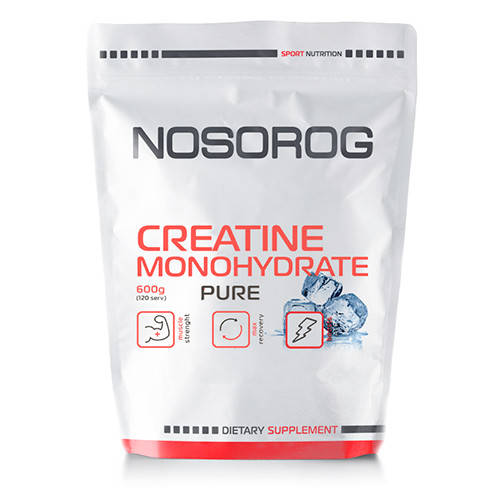 

Креатин моногидрат Nosorog Creatine Monohydrate, 600 гр