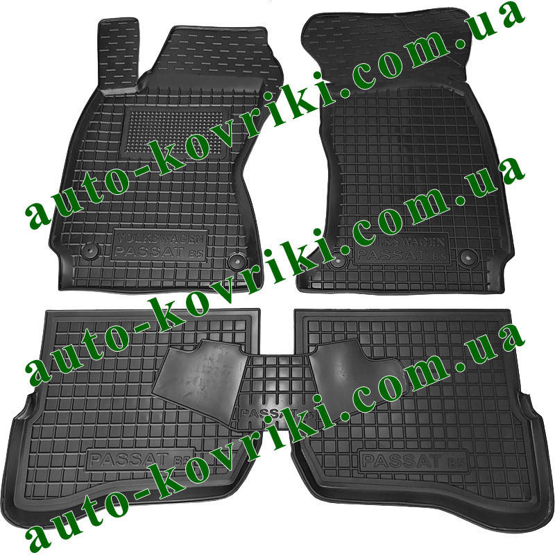 

Резиновые коврики в салон Volkswagen Passat B5 1996-2005 (Avto-Gumm), Черный