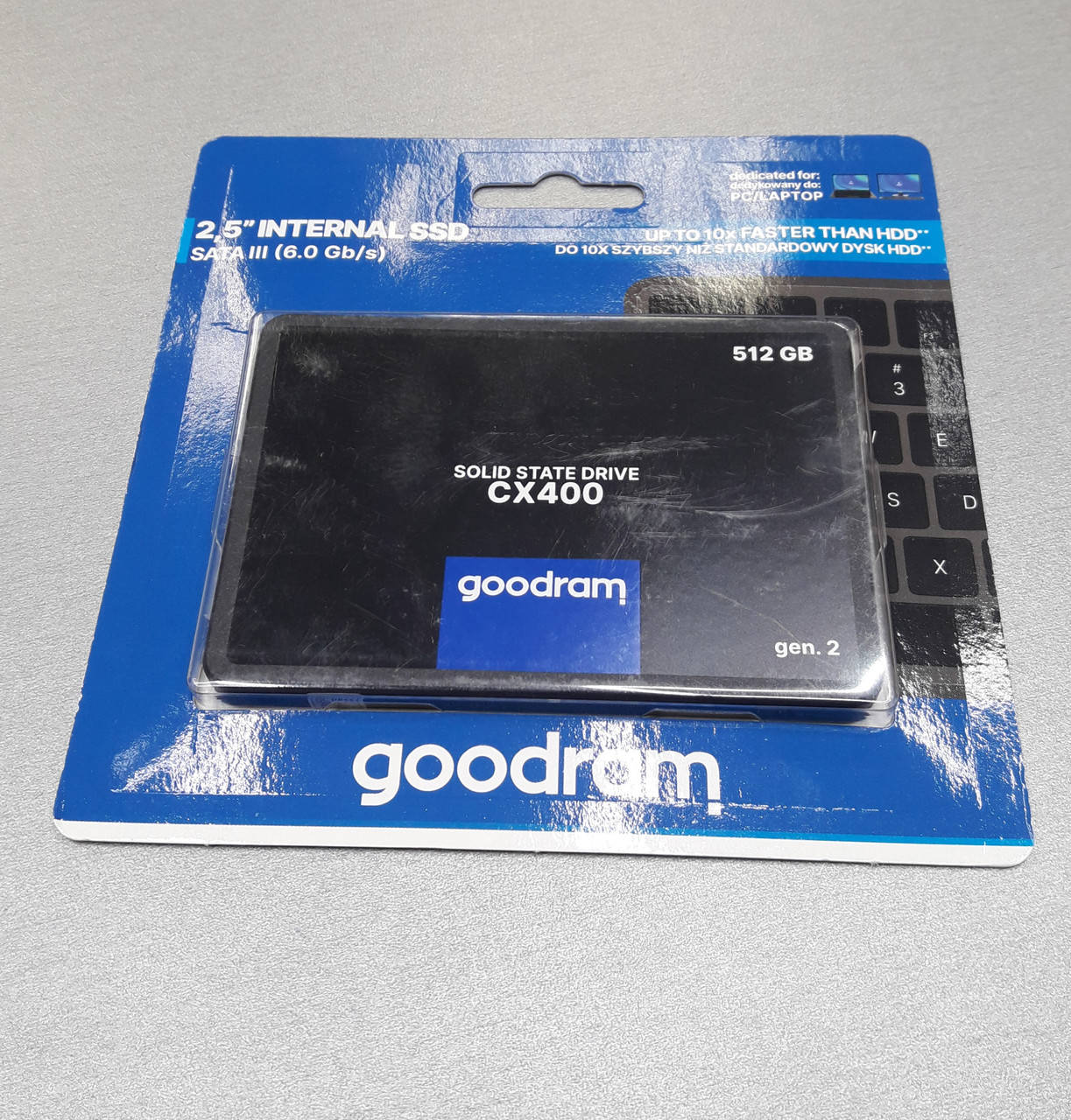 

SSD накопитель GOODRAM CX400 512Gb (SSDPR-CX400-512)