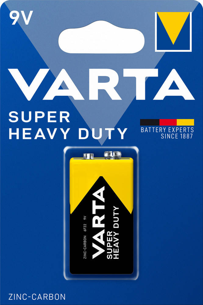 

Батарейка 6LR61 крона VARTA Superlife 9V/6F22