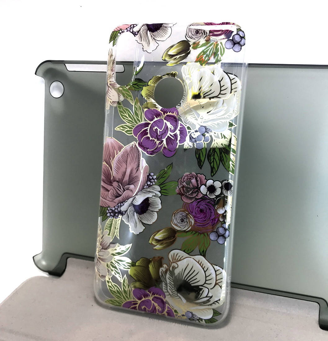 

Чехол для Huawei Y7 2019, Y7 pro 2019 накладка бампер противоударный gelius Flowers