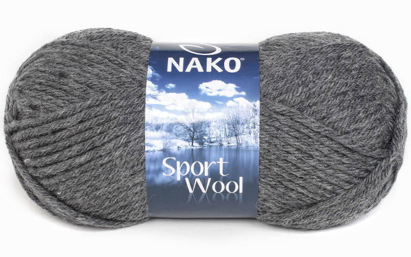 

Nako Sport Wool темно-серый № 193