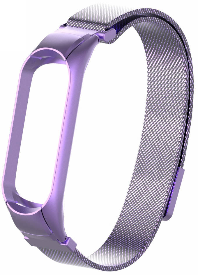 

Миланский Ремешок Milano Mesh Mi Band 4 / 3 Сиреневый